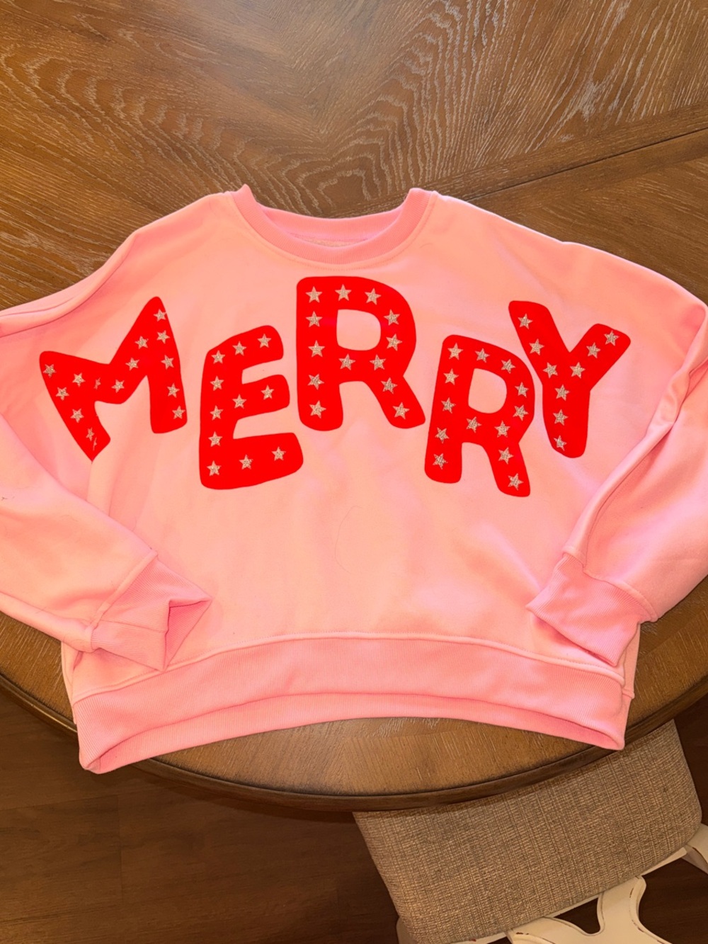 Merry Pink Graphic Sweatshirt - Women